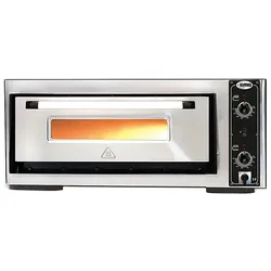 GMG - Pizzaofen PF5050 EN elektrisch - 4x Ø25cm | 4 kW, 3NAC | 400V - Edelstahl 1 Backkammer