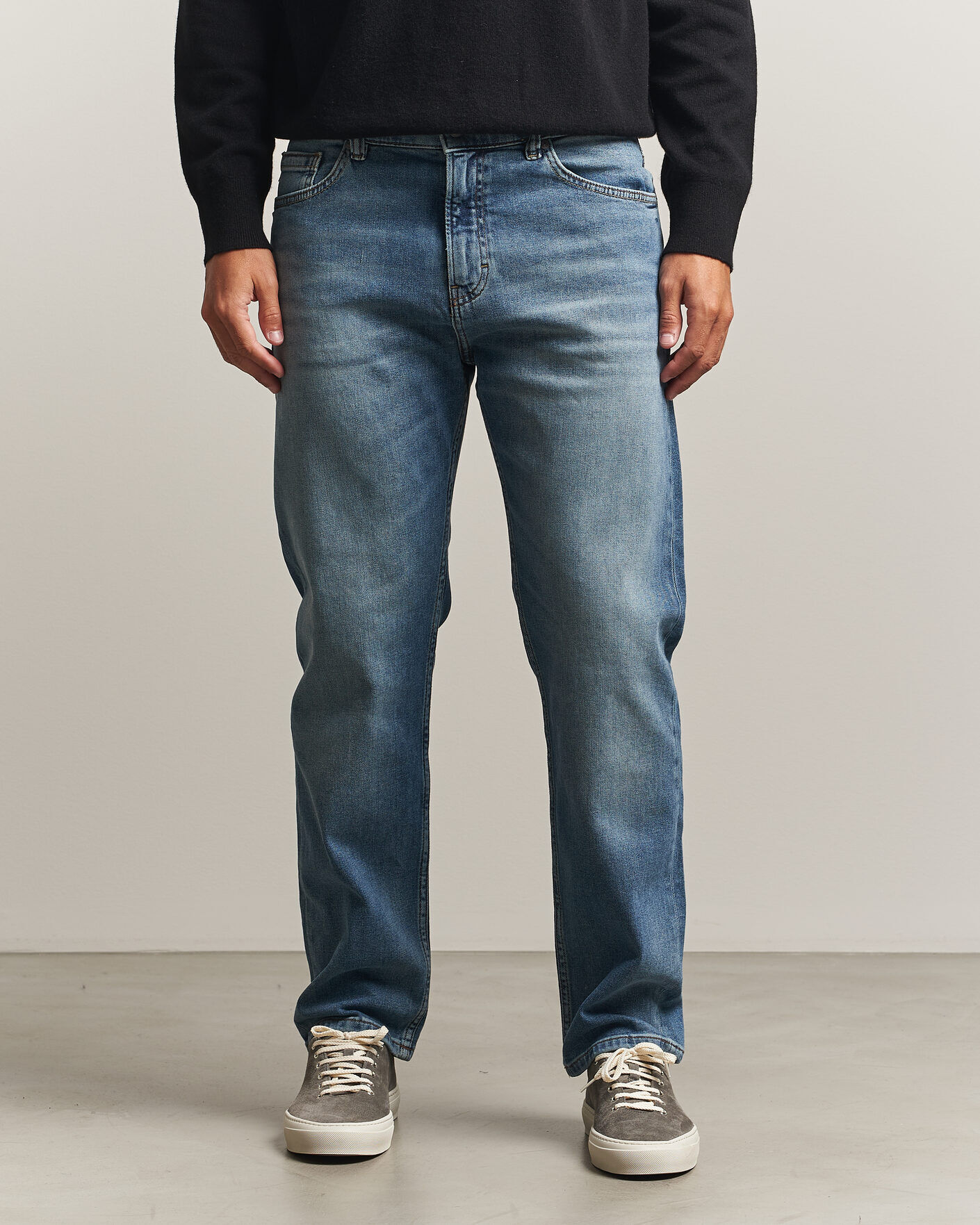 Boss ORANGE Ogden Regular Fit Jeans Medium Blue men W33L32 Blå
