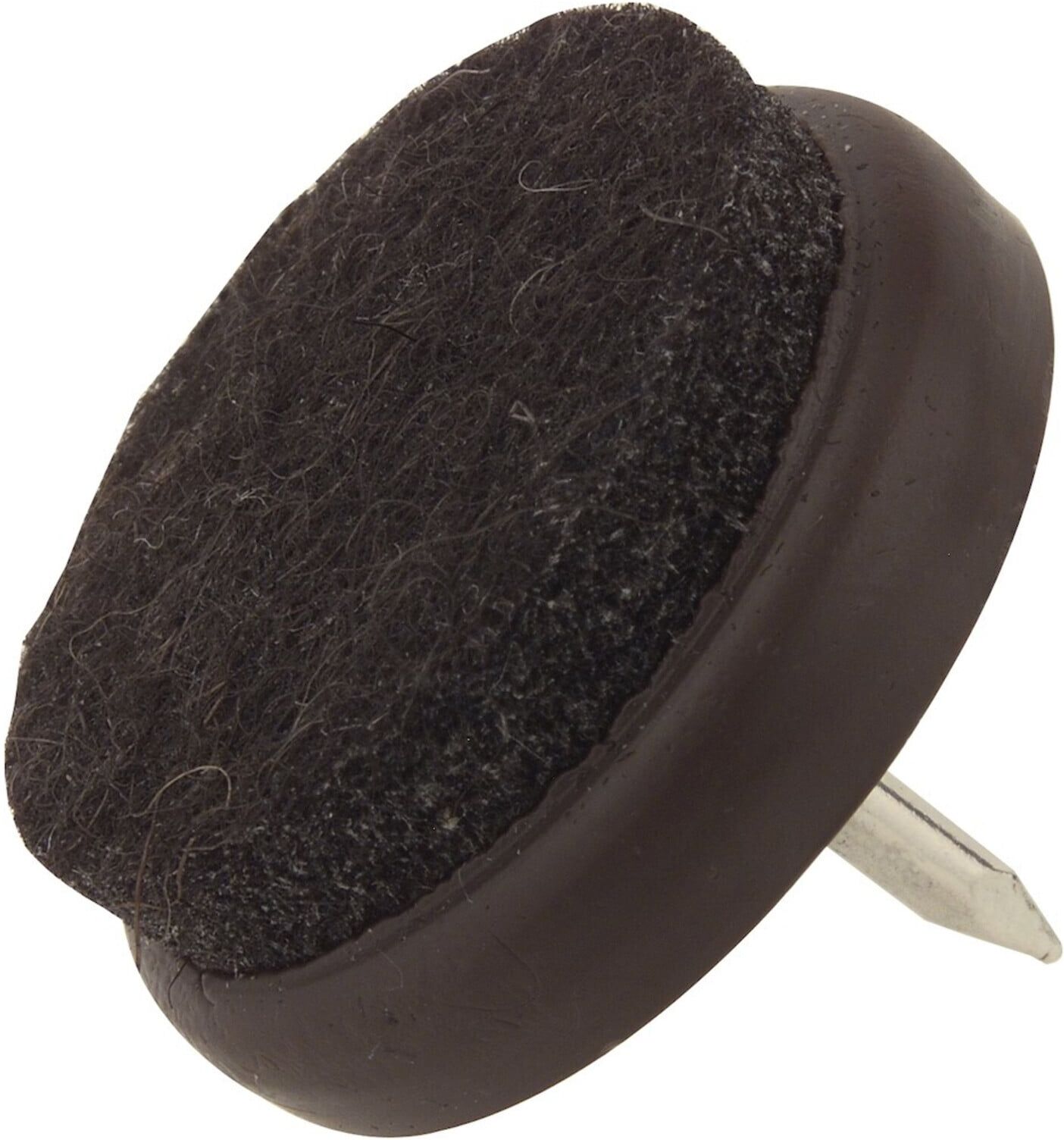 DRANSFELD, Gleiter rund, Durchmesser 28mm zum Einschlagen Kunststoff braun (14.280-807)