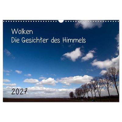 Wolken - Die Gesichter des Himmels (Wandkalender 2027 DIN A3 quer), CALVENDO Monatskalender