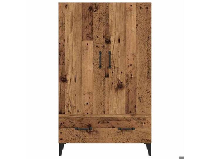 VIDAXL - Armoire haut intérieur Buffet haut - vieux bois - 70x31x115 cm - bois d'ingénierie 298690 Assemblage requis