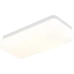 LED Deckenlampe Deckenleuchte CCT-Schaltung Büroleuchte Weiß Metall L 28,5 cm