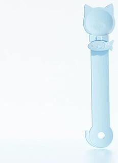 Uplift Essentials Mess Free Cat Treat Squeeze Spoon blue