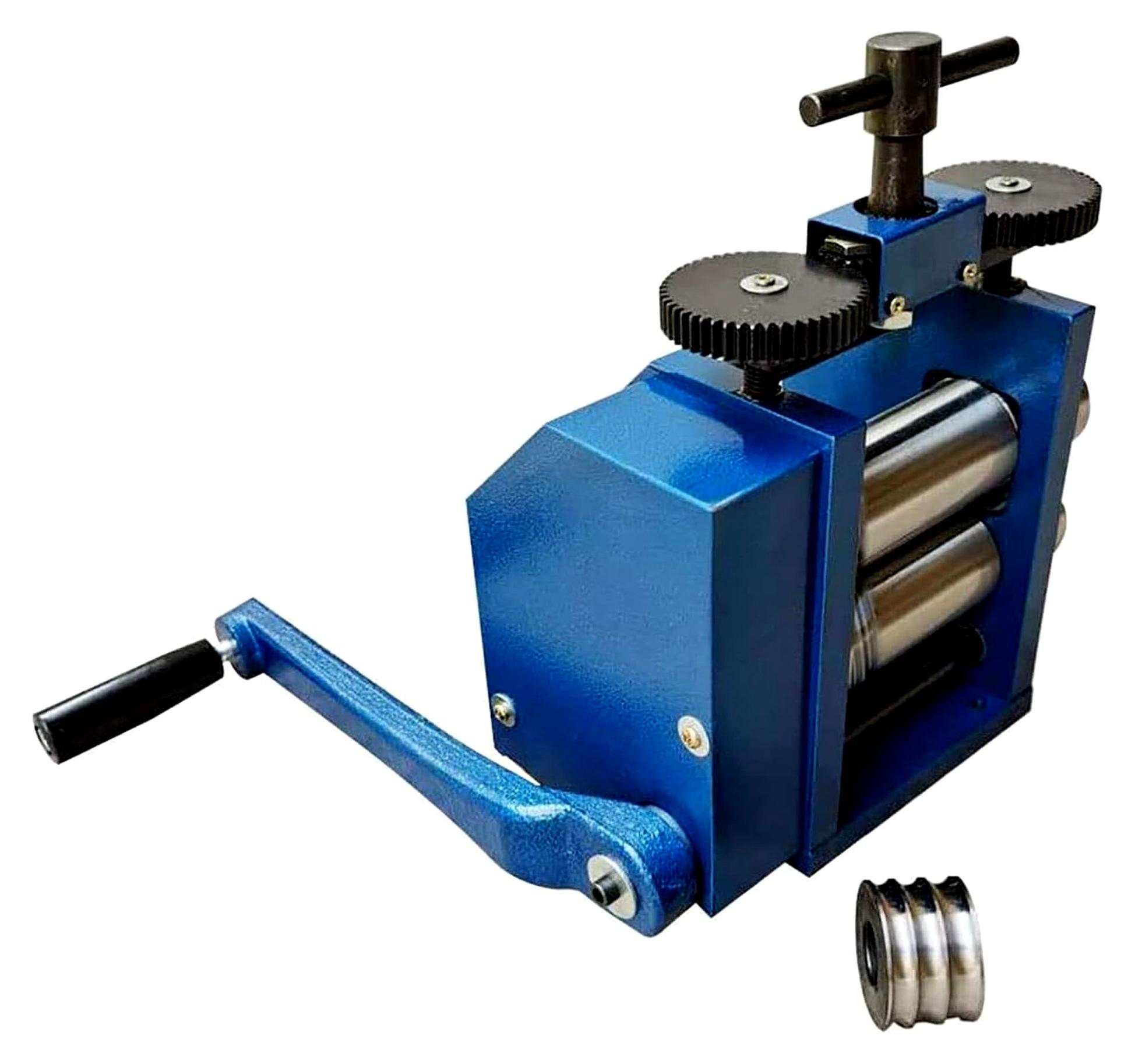 Manuelle Walzmühle zur Schmuckherstellung - robustes Werkzeug gegen Rost für Handwerker und Juweliere, geeignet für kreative Schmuckdesigns