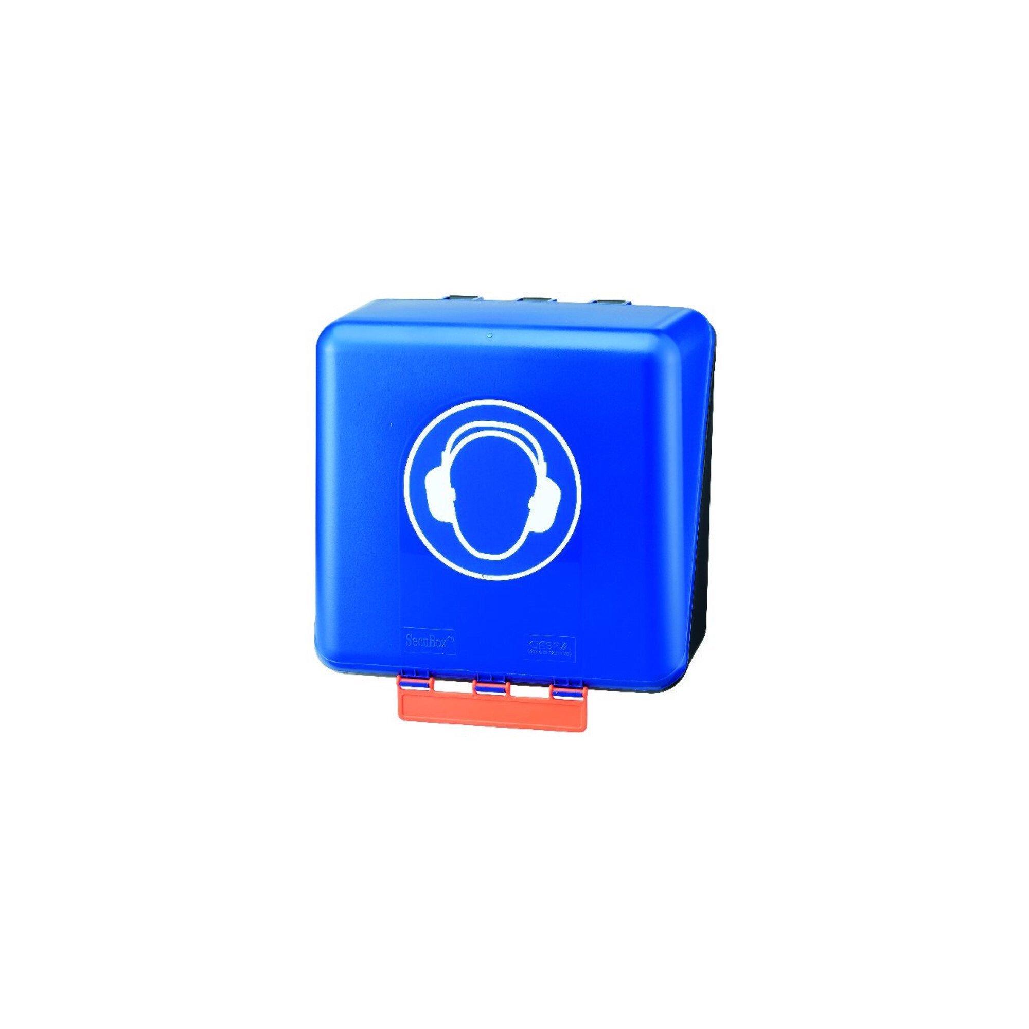 GEBRA Aufb.Box SECU Midi Standa rd, für Gehörschutz, blau (4202100)