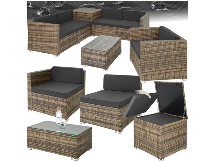 Rattan Lounge Pisa - natur