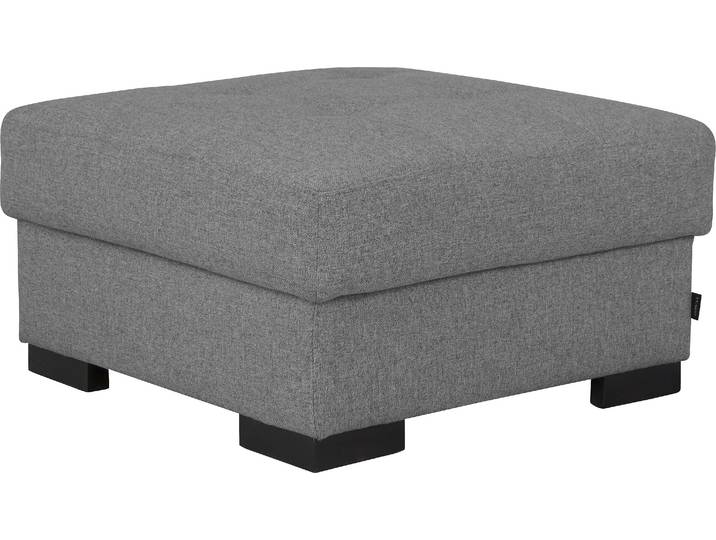 Stauraumhocker HOME AFFAIRE Tulio , grau, B:80cm H:45cm T:80cm, Struktur fein (100% Polyester);Struktur (100% Polyester);Samtstruktur (100% Polyester), Hocker, Stauraumhocker, mit Stauraum