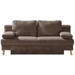 Schlafsofa Oliver Cord Braun
