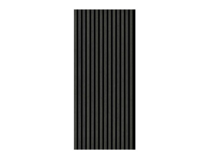 Akustikpaneel Dunkelgrau furniert, Dunkelgrau, furniert, 57.25x119x1.9 cm, Montage ohne Bohren, Tapeten & Wandverkleidungen, Akustikpaneele
