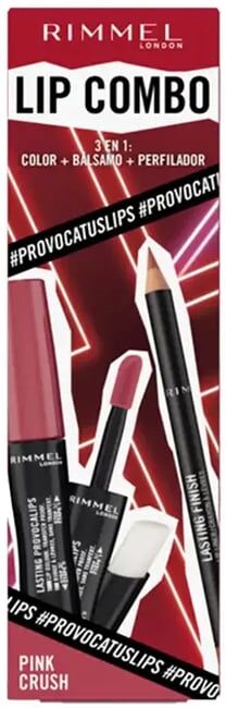 Rimmel London Set Provocalips+Lasting Finish #2 Pink Crush