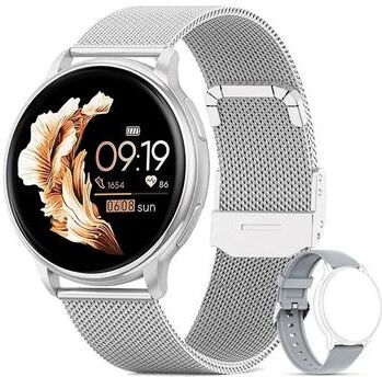 Uplift Treasures MEVADEN Y22 Bluetooth Calling Fitness Smartwatch silver