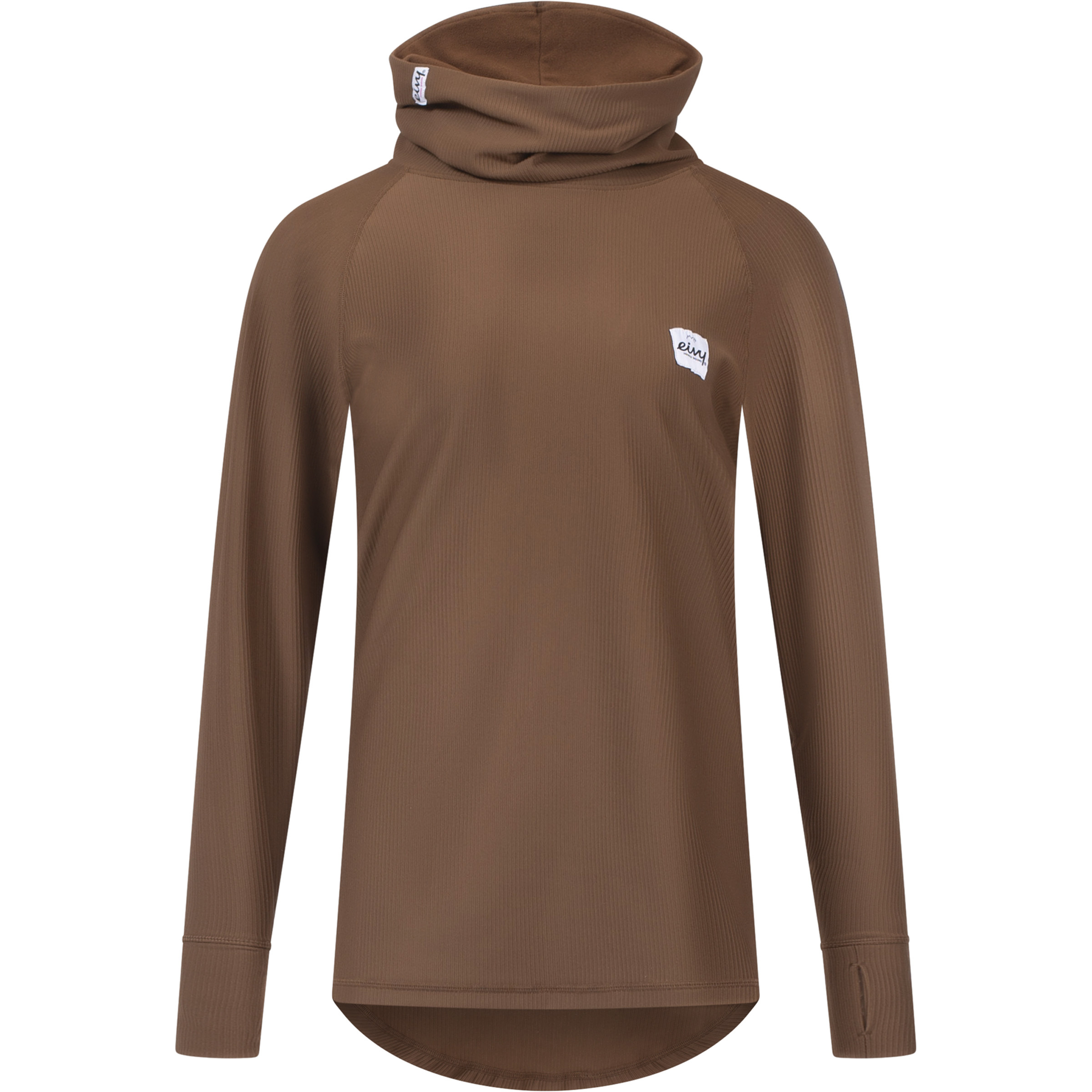 Eivy Icecold Gaiter Rib Damen Longsleeves braun Größe XS Trekking Elastisch