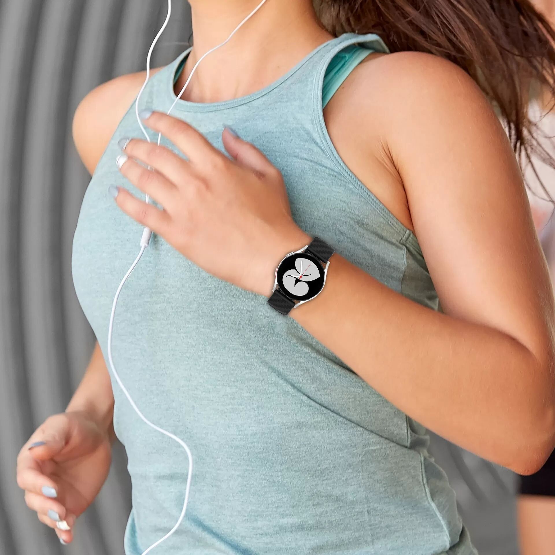 INF Armband für Garmin Vivoactive 4 / Venu Schwarz 22 mm