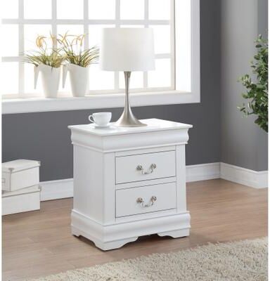 Nightstand Bedroom by Acme in White
