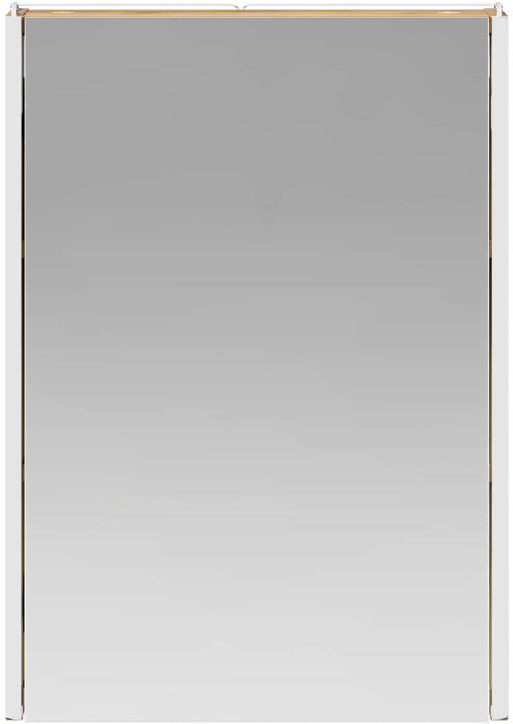 Metro W H Wall Mounted Required Medicine Cabinet Mirror 2 Artisan Oak 60.5cmH x 43cmW x 11.5cmD