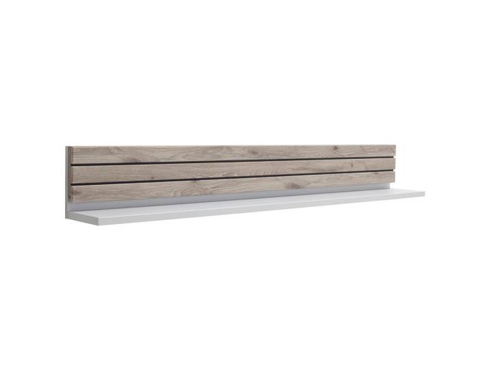 Stylife Wandboard, Grau, Eiche, 150x21x20 cm, Küchen, Küchenmöbel, Küchenregale