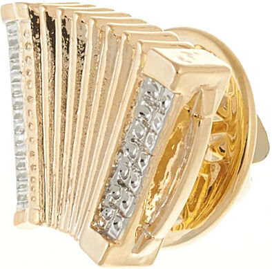ART of Music Pin Akkordeon golden