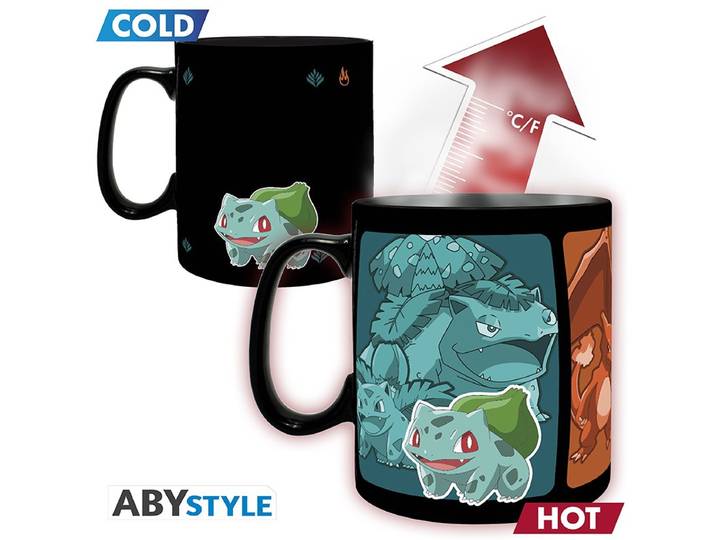 POKEMON Mug thermo-réactif Évolution Grand contenant