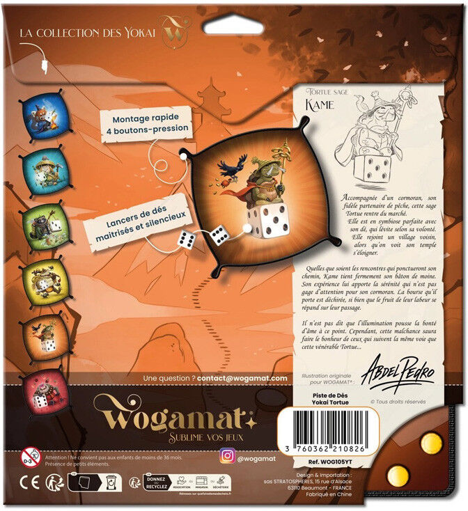 Wogamat Piste de dés Yokaï Tortue