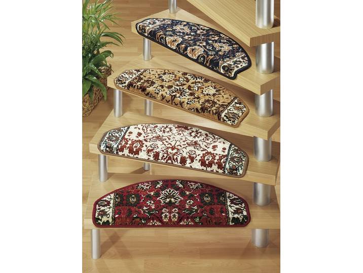 Florale Stufenmatten, Blau, Größe 151 (2er-Pack)
