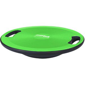 Sport-Tec Balance-Board Fitnesskreisel, Ø 40cm, mit Griffen, limone