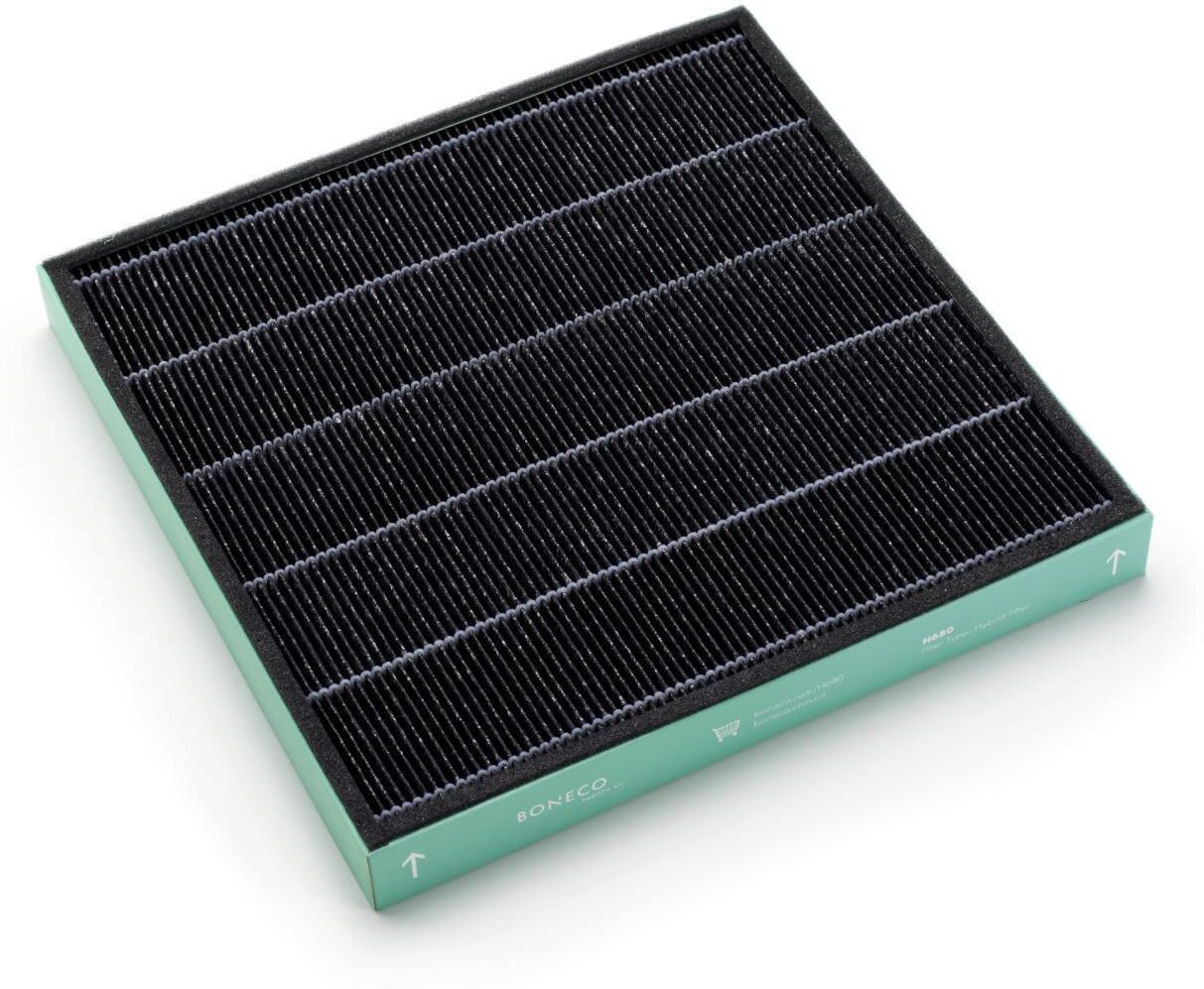 Aktivkohlefilter BONECO "Hybrid-Filter A681 zu H680, 1 Stück", schwarz (grau), Filterkartuschen, Aktivkohlefilter grau Einheitsgröße