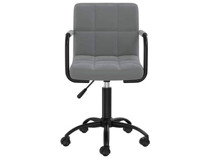 Bestseller Siège pivotant - COCO - Chaise de bureau pivotante - Gris foncé Velours - Taille:40x47x(76-87 5)cm C6658004060
