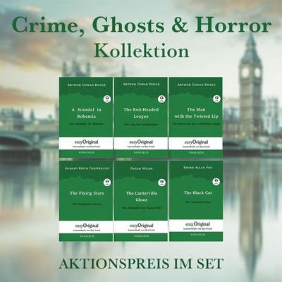 Crime, Ghosts & Horror Kollektion (Bücher + 6 Audio-CDs) - Lesemethode von Ilya Frank, Set von Arthur Conan Doyle,Gilbert Keith Chesterton,Oscar