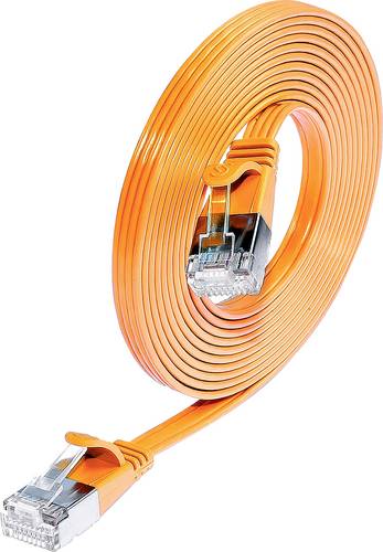 Wirewin 9120064012052 RJ45 Patchkabel CAT 6a U/FTP 0.25 m Orange 1 St.