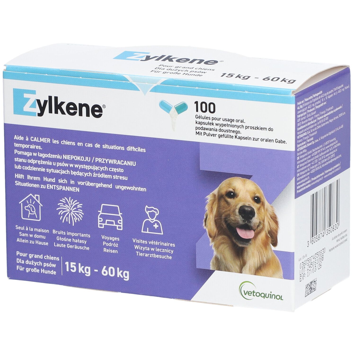 Zylkene Kapseln f.große Hunde 100 St