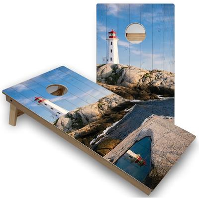 Skip's Garage Lighthouse Outdoor Cornhole Set