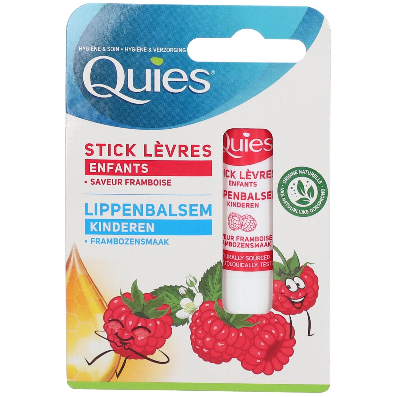 Quies Lippenstift Kinderen Framboos 1 St Lippenschutz
