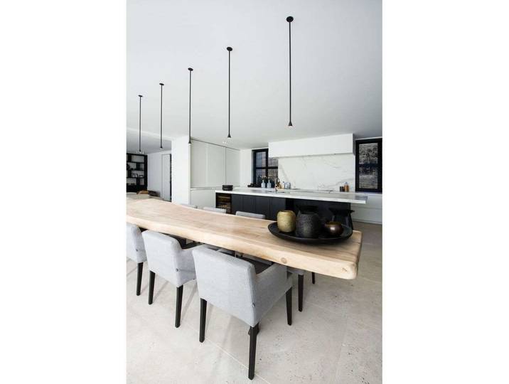 Austere Pendelleuchte Dim. Schwarz - Trizo21 - Wohnzimmer - Messing