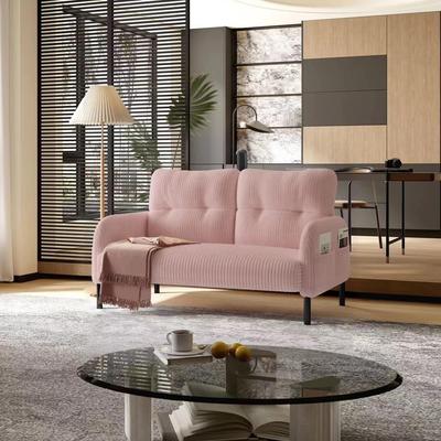 Unbranded 47.24''Tufted Upholstered Corduroy 2-Seater Loveseat