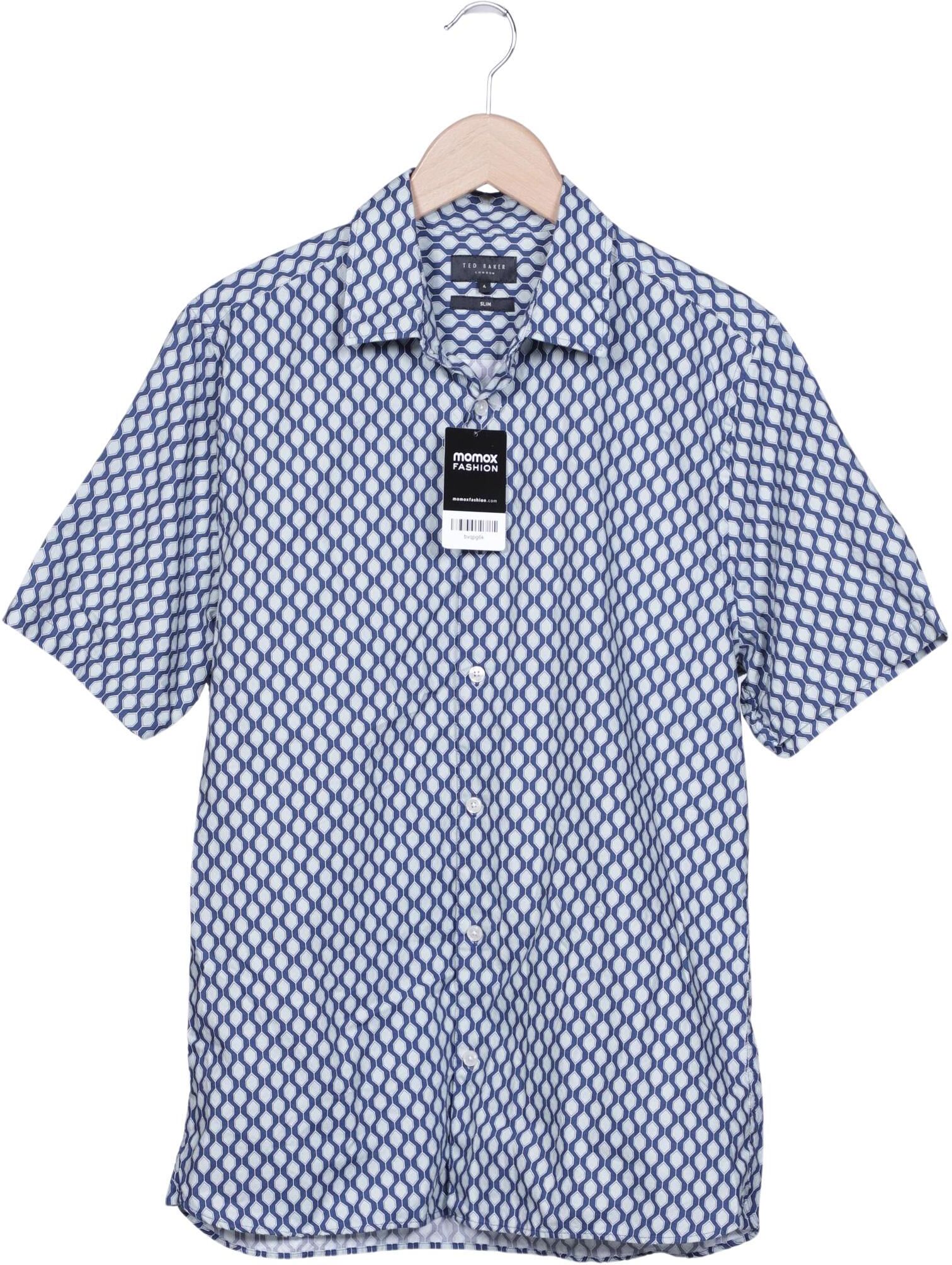 TED Baker Herren Hemd, Mehrfarbig, Gr. L (Ted Baker 4), Baumwolle - Second Hand