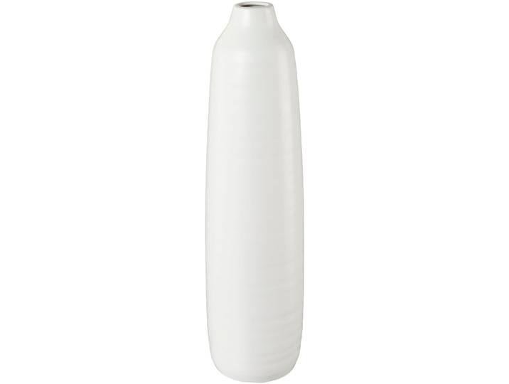 Tischvase CREATIV HOME Dekovase PRESENCE , weiss (weiß), H:40cm Ø:11cm, Keramik, Vasen, Tischvase, Vase aus Keramik, Höhe ca. 40 cm