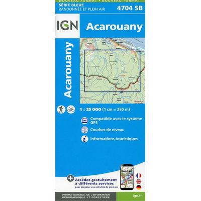 Acarouany 1:25 000, Karte von Collectif Ign, IGN Frankreich, 978-2-7585-4984-0