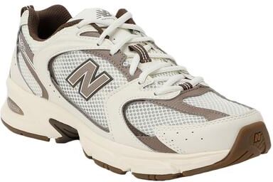 New Balance 530 (Men's) Athletic in White/Angora, Size 9 D, Fabric