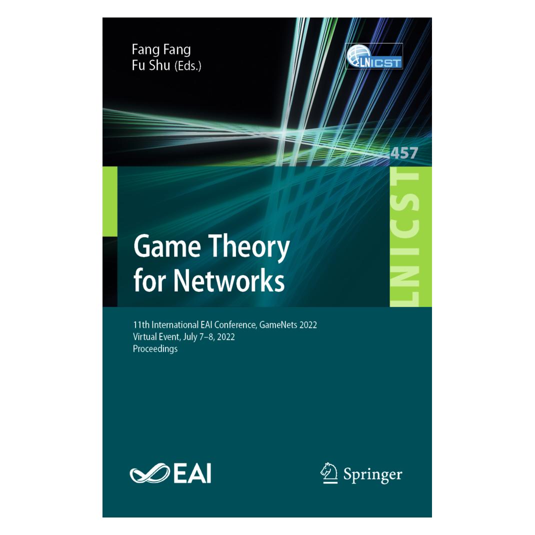 Springer Game Theory for Networks (Englisch, Softcover, Fang Fang, Fu Shu) (56907873)