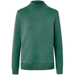 Tchibo - Sweatshirt mit Stehkragen - Damen - Gr. S - grün