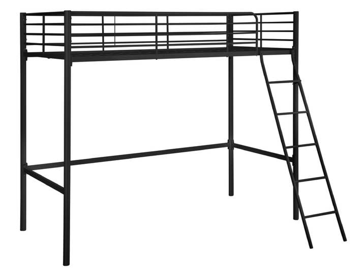Hochbett CLOVE Metall 208 x 159 x 186 cm Schwarz