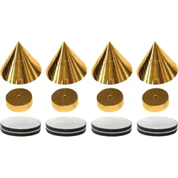 DYNAVOX 205045 - Spikes / Absorber, 4er-Set, messing