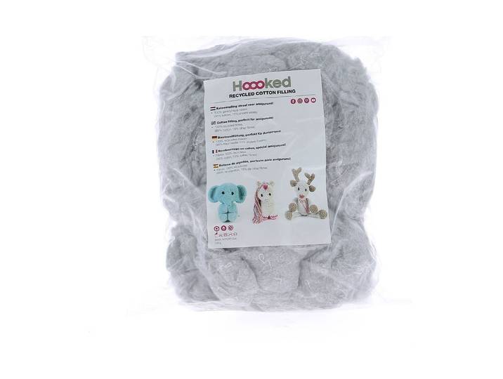 Hoooked Füllmaterial Wolke Hellgrau 250 g