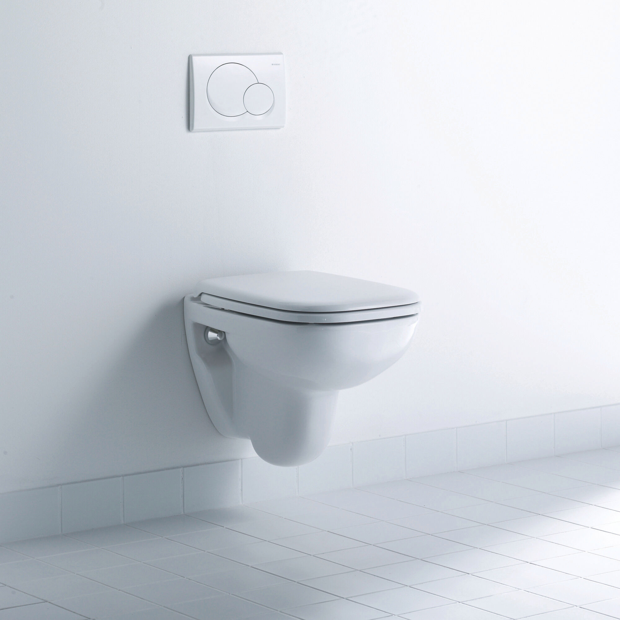 D-Code Duravit mural washdown WC 2211092000 blanc, HygieneGlaze, Compact