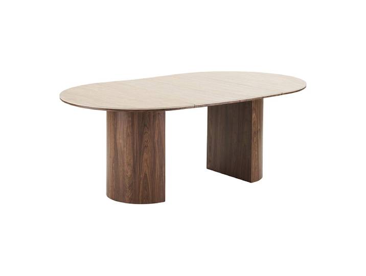 HOUSE NORDIC Tisch ausziehbar DELPHI 120-160x120x76cm rotbraun