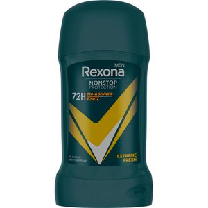Rexona Antitranspirant Men NonStop Protection Extreme Fresh, 72h Schutz, für Herren, ohne Ethylalkohol, Stick, 50 ml