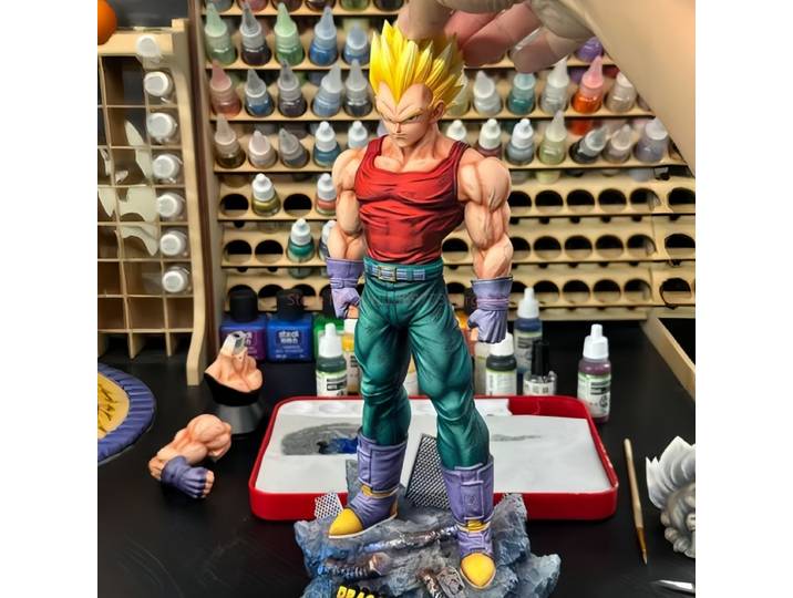 Offre spéciale 31 cm végéta Anime Figure Super Saiyan à la mode à la main figurines Goku Pvc Statue Collection modèle Festival jouet cadeau