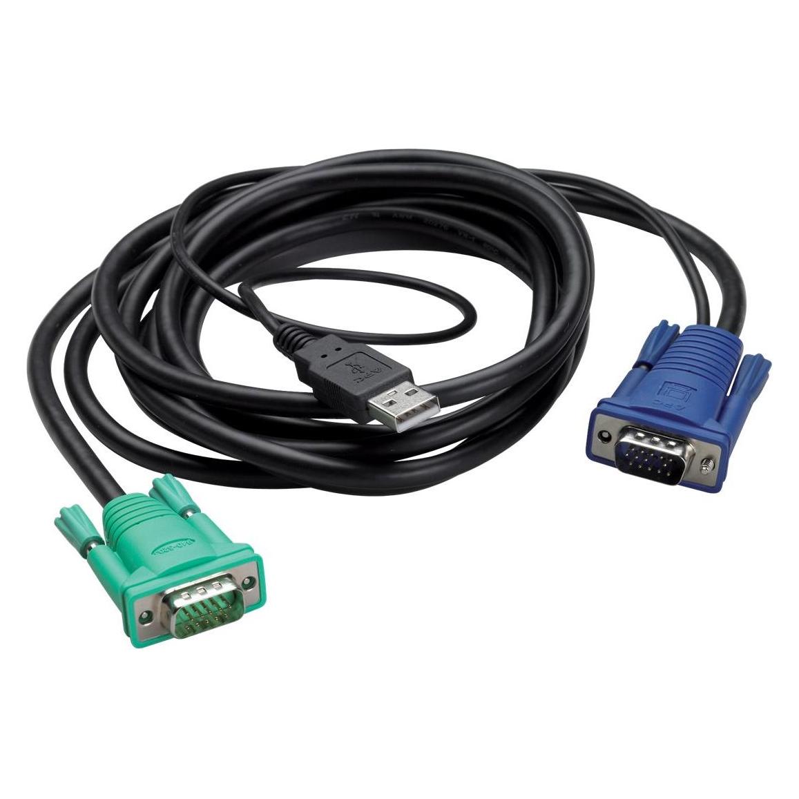 APC INTEGRATED LCD KVM USB CABLE - 12 ft (3m) (AP5822)