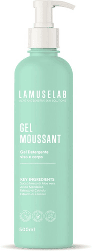 Lamuselab Gel Moussant Gel Detergente Viso E Corpo 500 ml