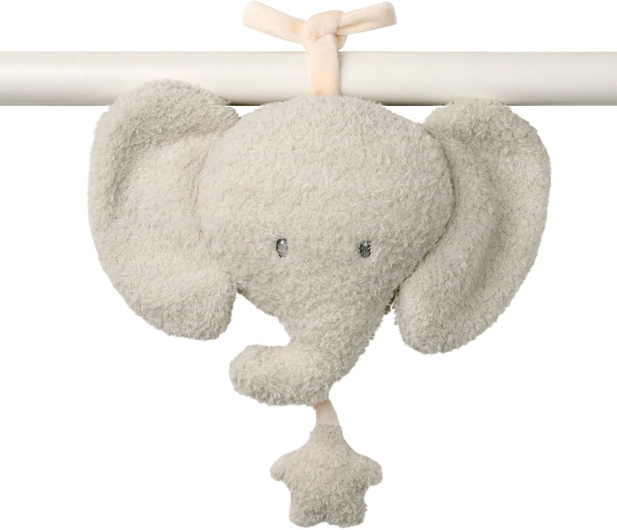 Nattou Peluche musical elefante colección Teddy. Gris